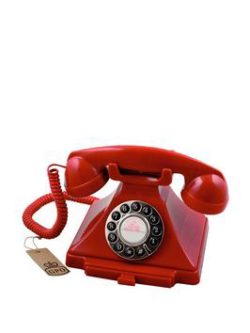 Gpo Gpo Carrington Classic Retro Telephone - Red
